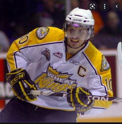Brandon Wheat Kings Youth Used Unisex Small / Medium Reebok Jersey