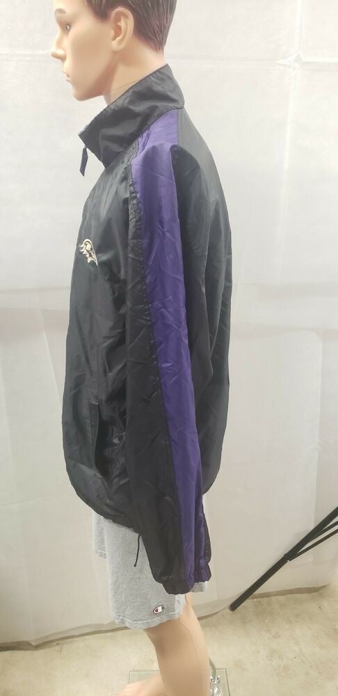 Vintage Logo Athletic Baltimore Ravens Game Day Full Zip Jacket