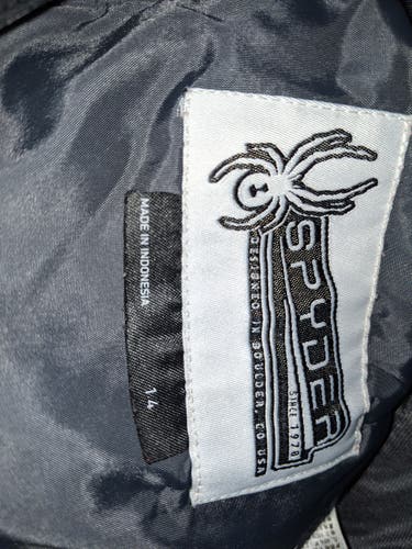 Black Women's Youth Used Size 14 Spyder Ski Pants