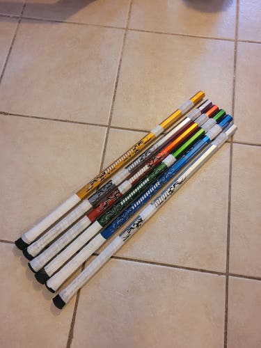 All 6 colors 2007 Warrior Kryptolyte Shafts