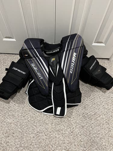 Senior Used Large Bauer Supreme 1S Goalie Chest Protector Pro Stock
