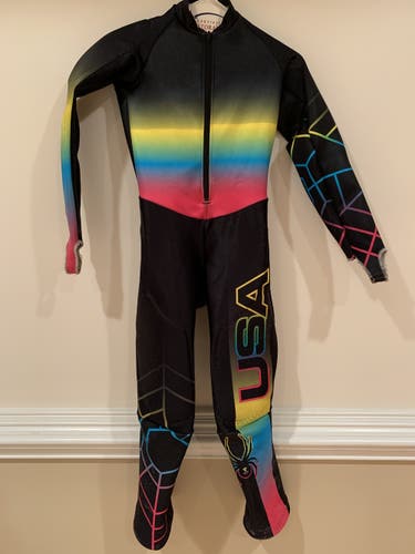 Spyder Girls Performance GS Race Suit - Lindsey Black - size 10/12