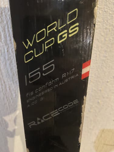 Used 2019 Racing With Bindings RC4 World Cup GS Skis