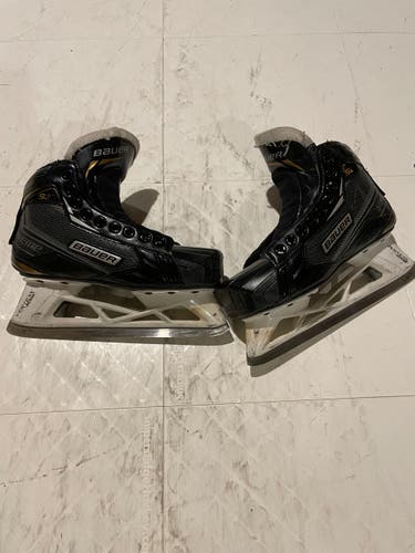 Junior Bauer Supreme S27 D&R (Regular) Pro Stock Size 3 Hockey Goalie Skates