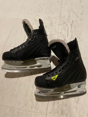 Junior Graf SUPRA 535S D&R (Regular)  Size 3 Hockey Skates