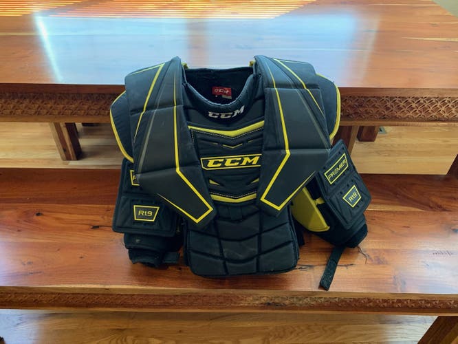 Intermediate Used Small CCM Premier R1.9 Goalie Chest Protector