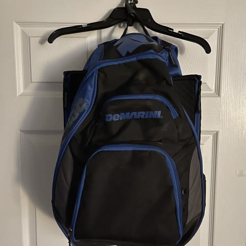 Baseball Bag Black w/ Royal Blue