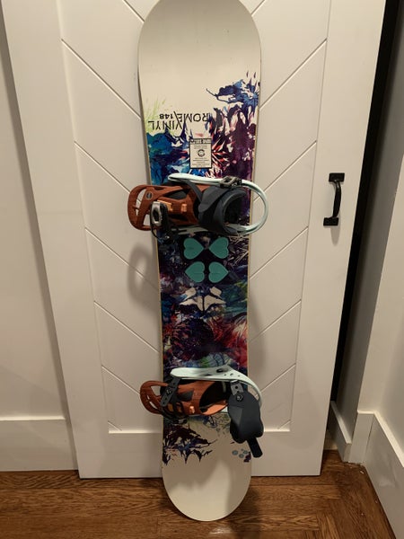 Used Women's Rome SDS Ravine Snowboard All Mountain With Bindings Soft Flex Directional Twin