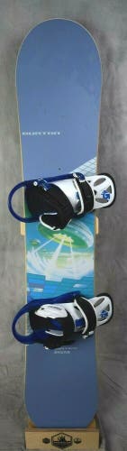 BURTON FLOATER WIDE SNOWBOARD 159CM WITH LARGE BURTON BINDINGS