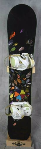 ROXY ALLY WOMENS SNOWBOARD 147CM WITH MEDIUM OTUS BINDINGS