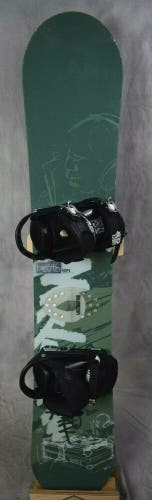MORROW TRUTH SNOWBOARD 154CM WITH LARGE MORROW BINDINGS