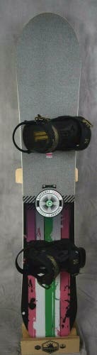 SAPIENT COAST SNOWBOARD 159CM WITH LARGE TECHNINE BINDINGS