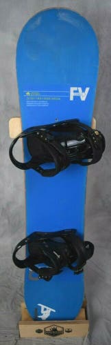 BURTON CUSTOM FLYING V SNOWBOARD 125CM WITH SMALL BURTON BINDINGS