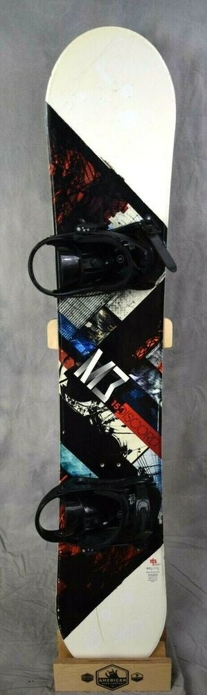 M3 DISCORD SNOWBOARD 154CM WITH LARGE M3 BINDINGS SidelineSwap