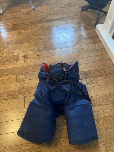 Blue Senior Medium CCM Pro Stock HP45 Hockey Pants