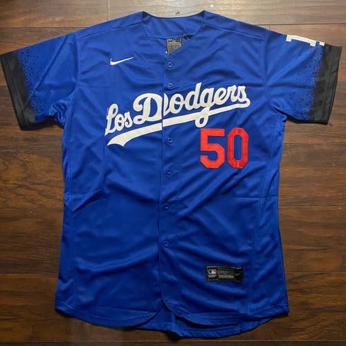 Los Dodgers Mookie Betts blue jersey