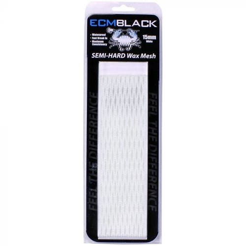 New ECD Lacrosse "Black" 15mm Semi Hard Wax Mesh 2 Pack
