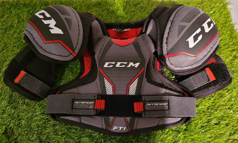 Used Youth Medium CCM JetSpeed FT1 Shoulder Pads