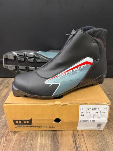 Classic Size 14.5 (EUR 50) New Salomon Escape 5 TR Cross Country Ski Boots