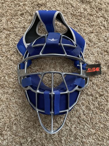 NEW All-Star FM4000MAG Magnesium Catcher’s Mask - Royal