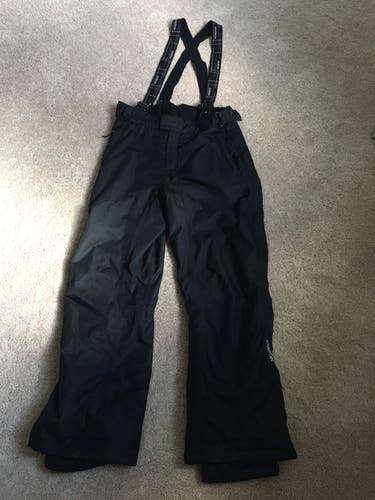 Black Junior Size 16 Karbon Ski Pants