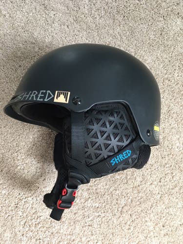 Black Unisex Small / Medium Shred Half Brain Helmet