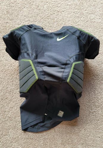 Used Nike Dri-Fit Pro Combat Hyperstrong Compression Padded Shirt
