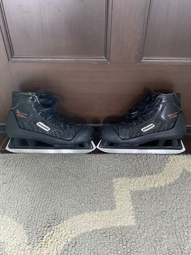 Used Bauer Regular Width Size 3 Reactor 5000 Goalie Skates