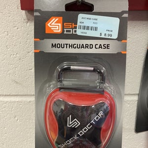 New Shock Doctor Mouthguard Case Red