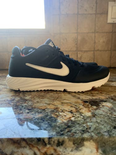 Nike Alpha Huarache Elite 2 Baseball Turf Shoes Black/White Size 6.5