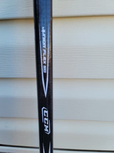 New (wood)Junior CCM Left Hand Hockey Stick