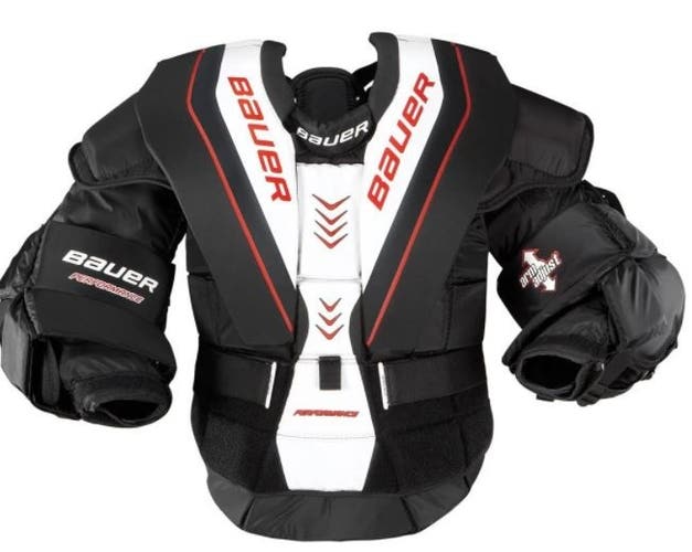 Junior Used Medium Bauer Performance Goalie Chest Protector