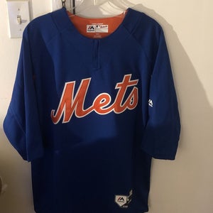 New York Mets Majestic men’s MLB BP Jersey M