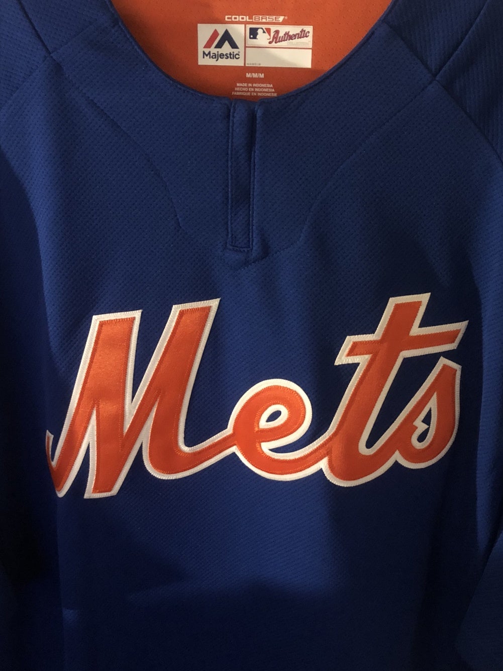 Majestic, Shirts, Jersey Mlb Pete Alonso New York Mets Size Xl Blue