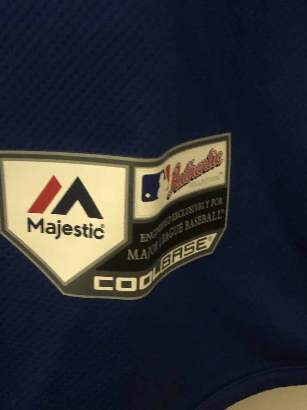 Majestic, Shirts, Jersey Mlb Pete Alonso New York Mets Size Xl Blue