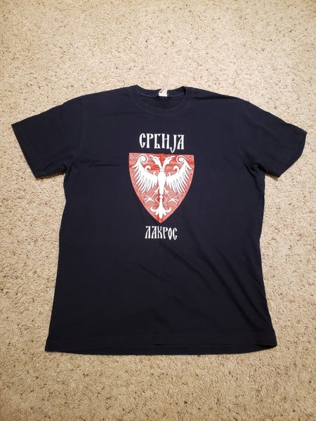 Team Serbia Lacrosse T-shirt Large