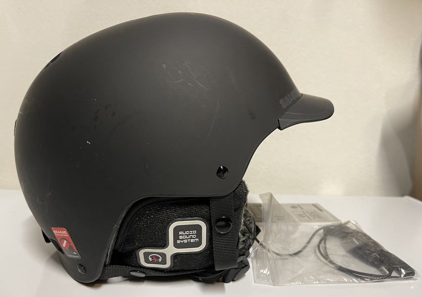 Salomon Brigade Audio Snowboarding/Skiing Helmet Men's XL - Matte Black - Never used. | SidelineSwap