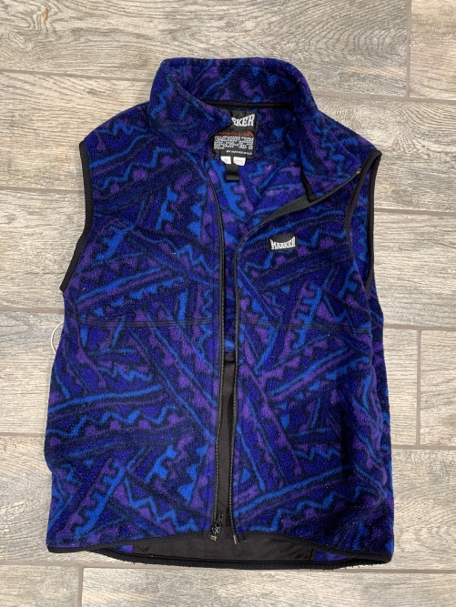 Vintage ‘90s marker fleece vest