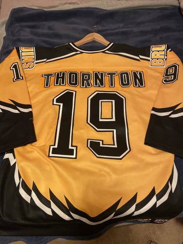 Bruins Alternate “Pooh Bear” Joe Thornton Jersey
