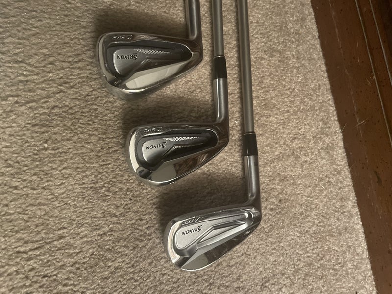 Used Left Hand Extra Stiff Flex Graphite/Steel Shaft Z585 Iron Set