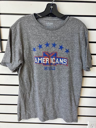 Gray New Adult Small CCM Americans T-Shirt
