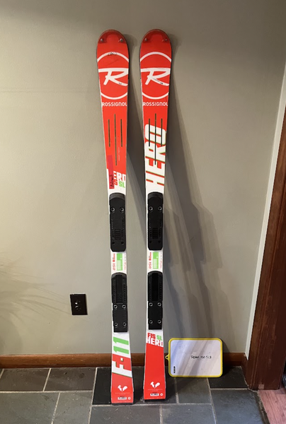 Used 2018 Rossignol Racing Hero Athlete SL Pro Skis Without Bindings