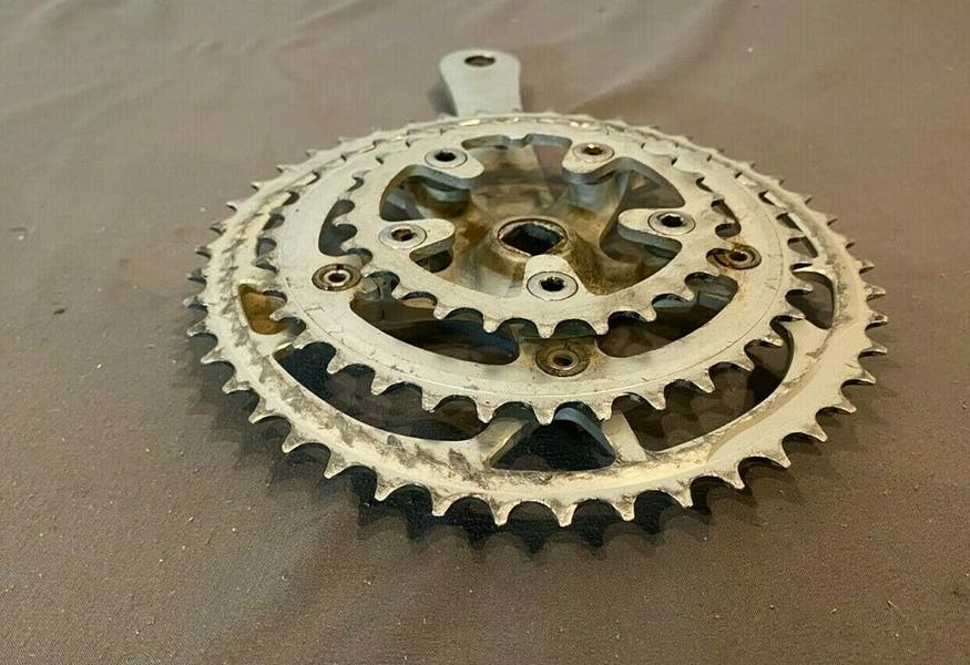 Vintage Shimano Deore XT FC-M730 175mm 46/36/24 Mountain Bike