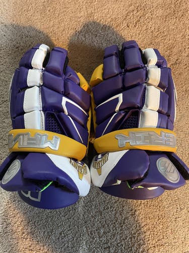 Purple New Maverik 13" Albany M4 Lacrosse Gloves