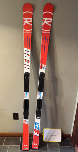Used Unisex 2017 Rossignol Hero GS Jr Skis Without Bindings