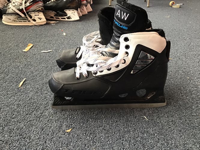 Colorado Avalanche Game Used Werner Pro Stock True One Piece Skates Size 10