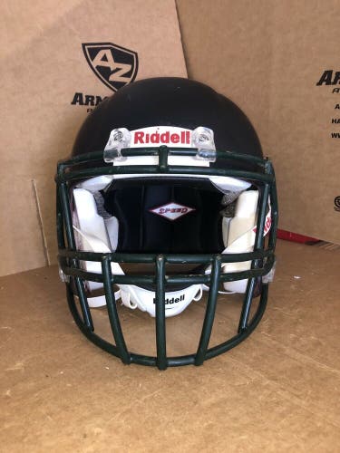 USED RIDDELL SPEED ADULT FOOTBALL HELMET - MEDIUM - FLAT BLACK