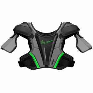 Nike Vapor 2.0 Lacrosse Shoulder Pads Mens Medium Black Green Chest Protector