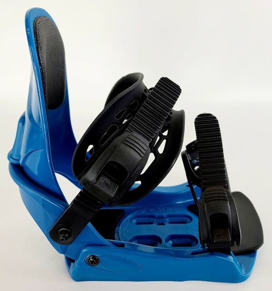 NEW $150 Mens Zuma Snowboard Bindings Blue/Black (also fits Burton