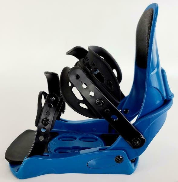 NEW $150 Mens Zuma Snowboard Bindings Blue/Black (also fits Burton
